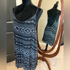 Roxy Black and White Print Coverup